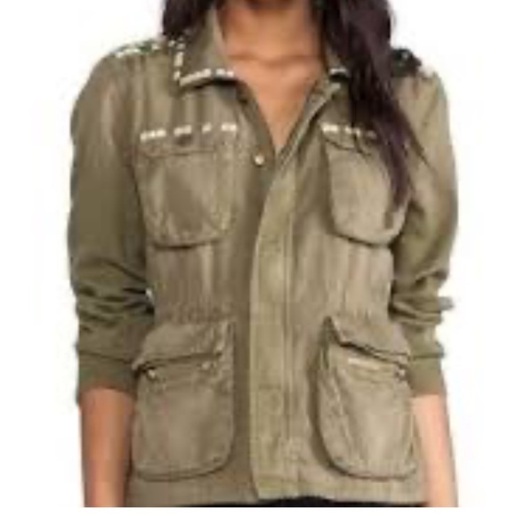 Anthropologie  Current/Elliott The Lone Soldier army Jacket - Picture 9 of 9